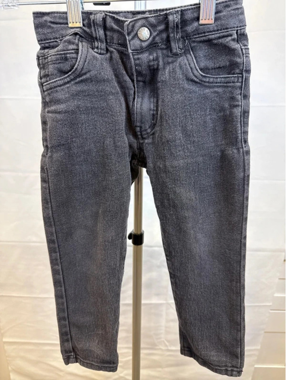 DKNY black jeans Kids size 4 adjustable waist